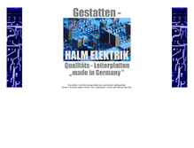 Tablet Screenshot of halm-elektrik.de